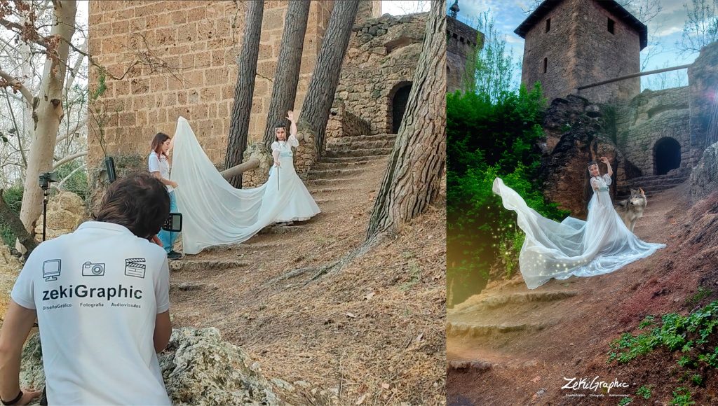 Fotografia artistica comunion zekigraphic murcia vestuario fantasia