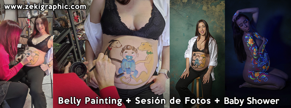 Belly Painting en Murcia: Pinta tu Barriga + Sesión de Fotos