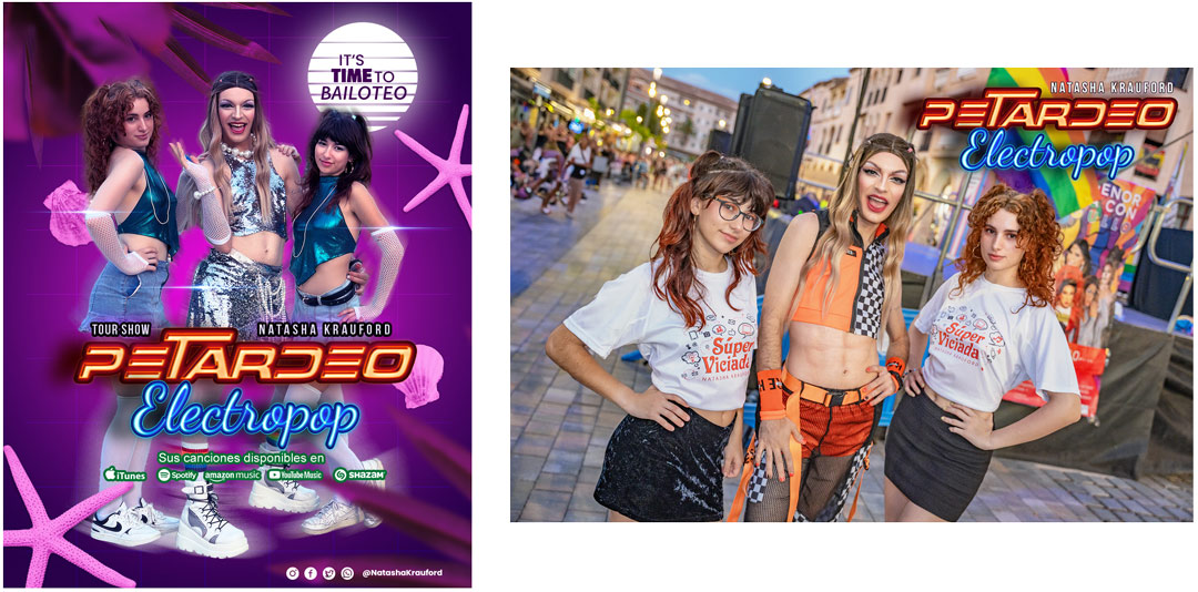 Petardeo Efeltropop Fiesta Murcia Eventos Dragqueen Cantautora Natasha Krauford