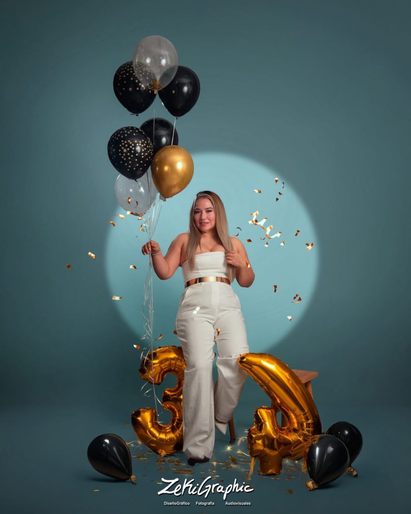 Sesion Fotografo Decorado Cumpleano Adulto Familiar Murcia Zekigraphic