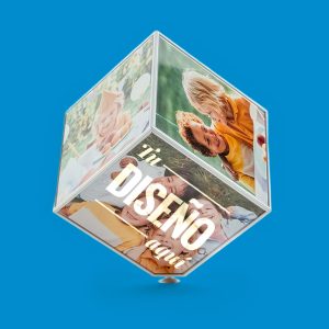 Cubo de Fotos Giratorio