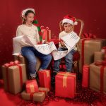 Sesion Familiar Navidad Decorado Rojo 2025 Murcia Zekigraphic