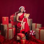 Sesion Familiar Navidad Rojo 2025 Murcia Zekigraphic